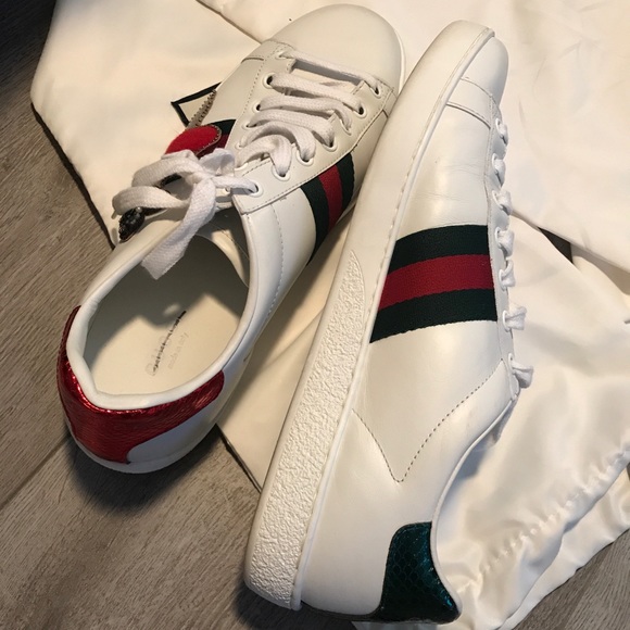 【sold】Gucci heart dagger ace sneakers 39.5 - Picture 3 of 5